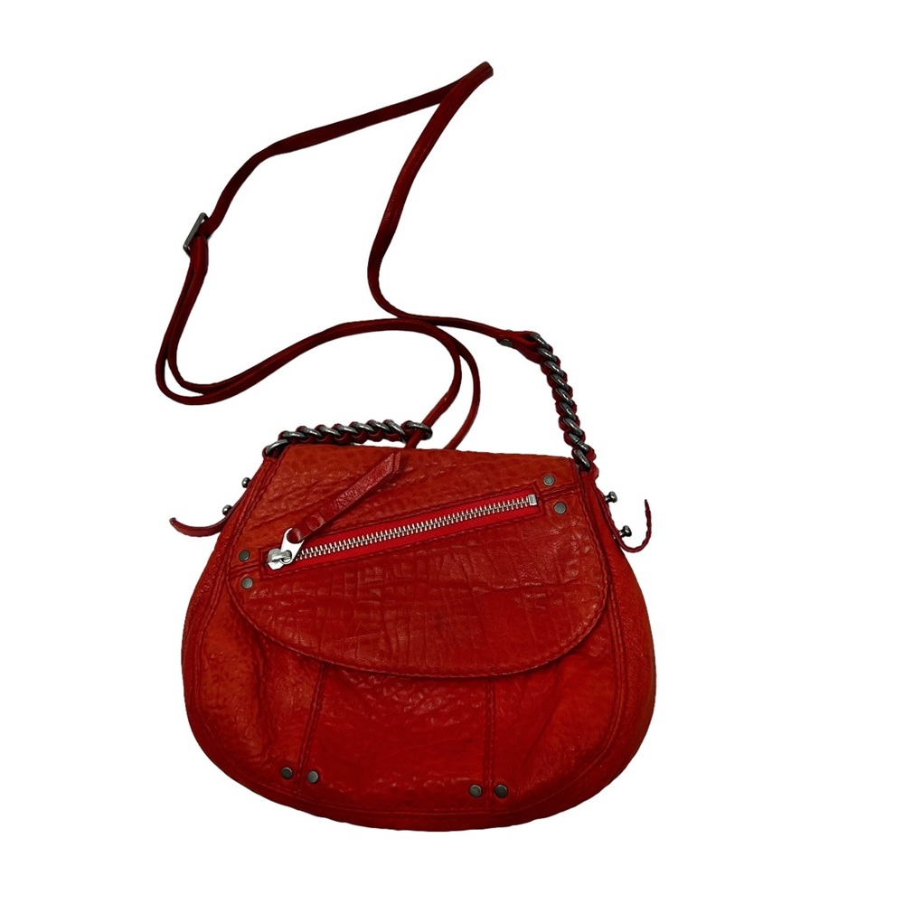 1937 Coral Leather Crossbody Leather Bag